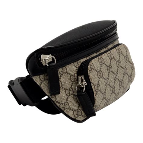 gucci soft gg supreme belt bag price|Gucci belt with silver buckle.